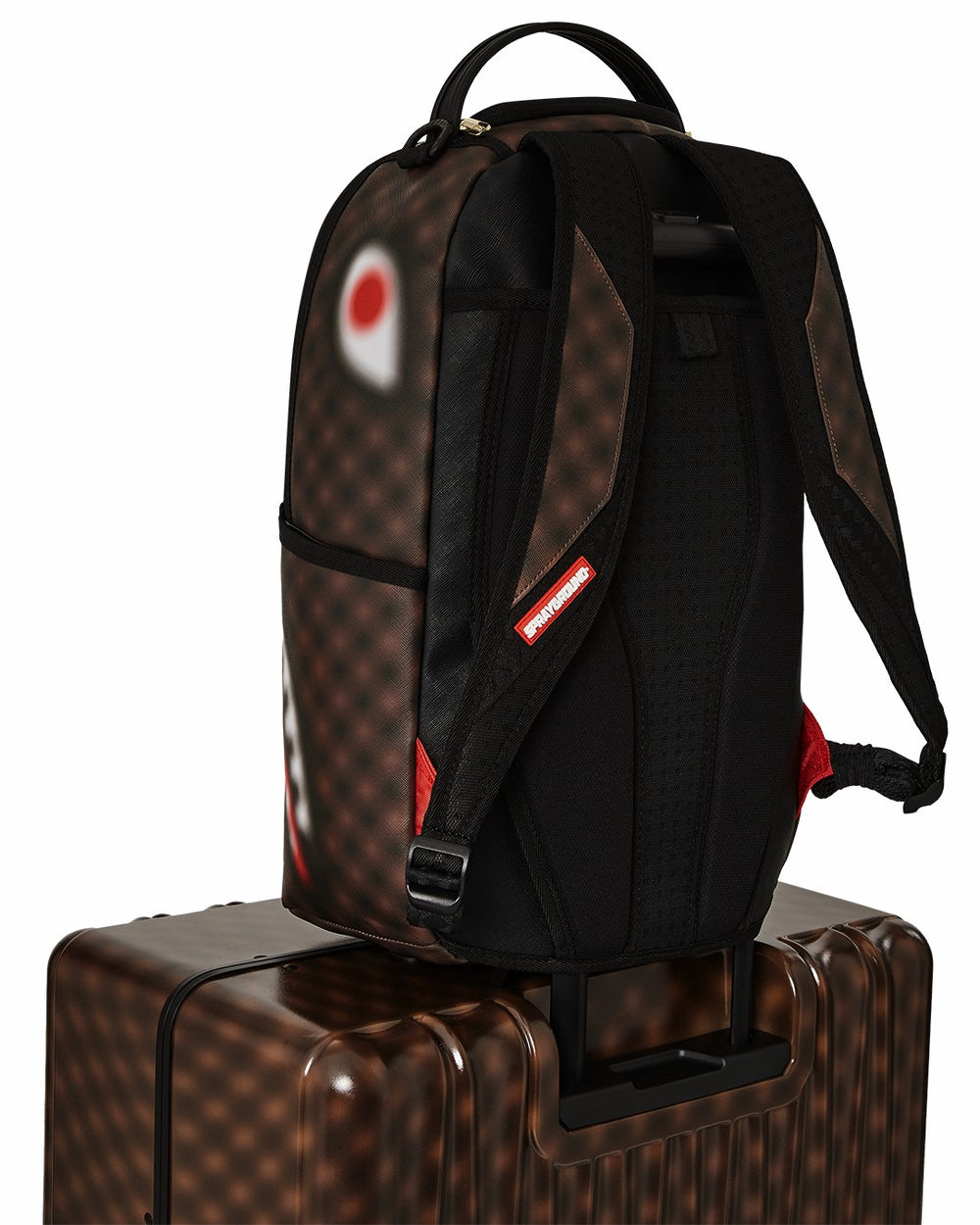 SHARKS IN PARIS BLUR EFFECT FULL SIZE LUGGAGE | Sprayground Value Deal