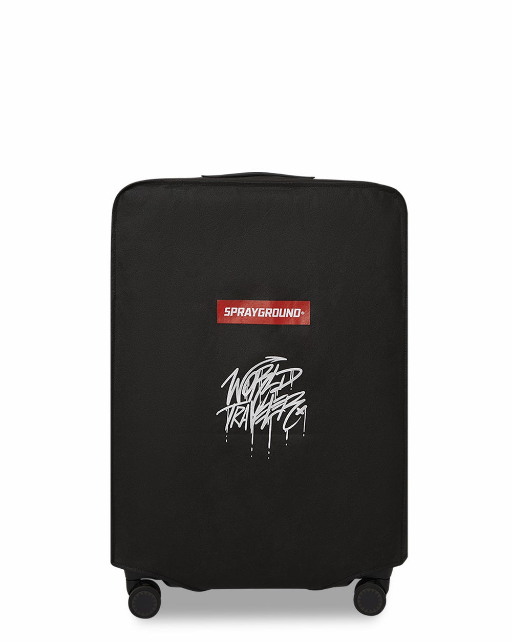 REALITY CHECK SHARKITECTURE FULL-SIZE JETBLACK LUGGAGE (GOLD HARDWARE) | Sprayground Hot Deal