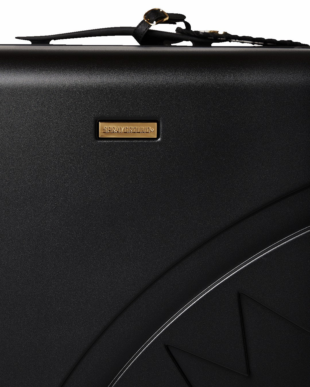 REALITY CHECK SHARKITECTURE FULL-SIZE JETBLACK LUGGAGE (GOLD HARDWARE) | Sprayground Hot Deal