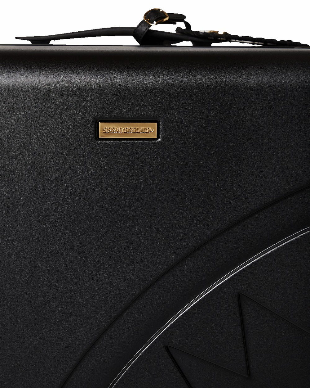 REALITY CHECK SHARKITECTURE FULL-SIZE JETBLACK LUGGAGE (GOLD HARDWARE) | Sprayground Hot Deal