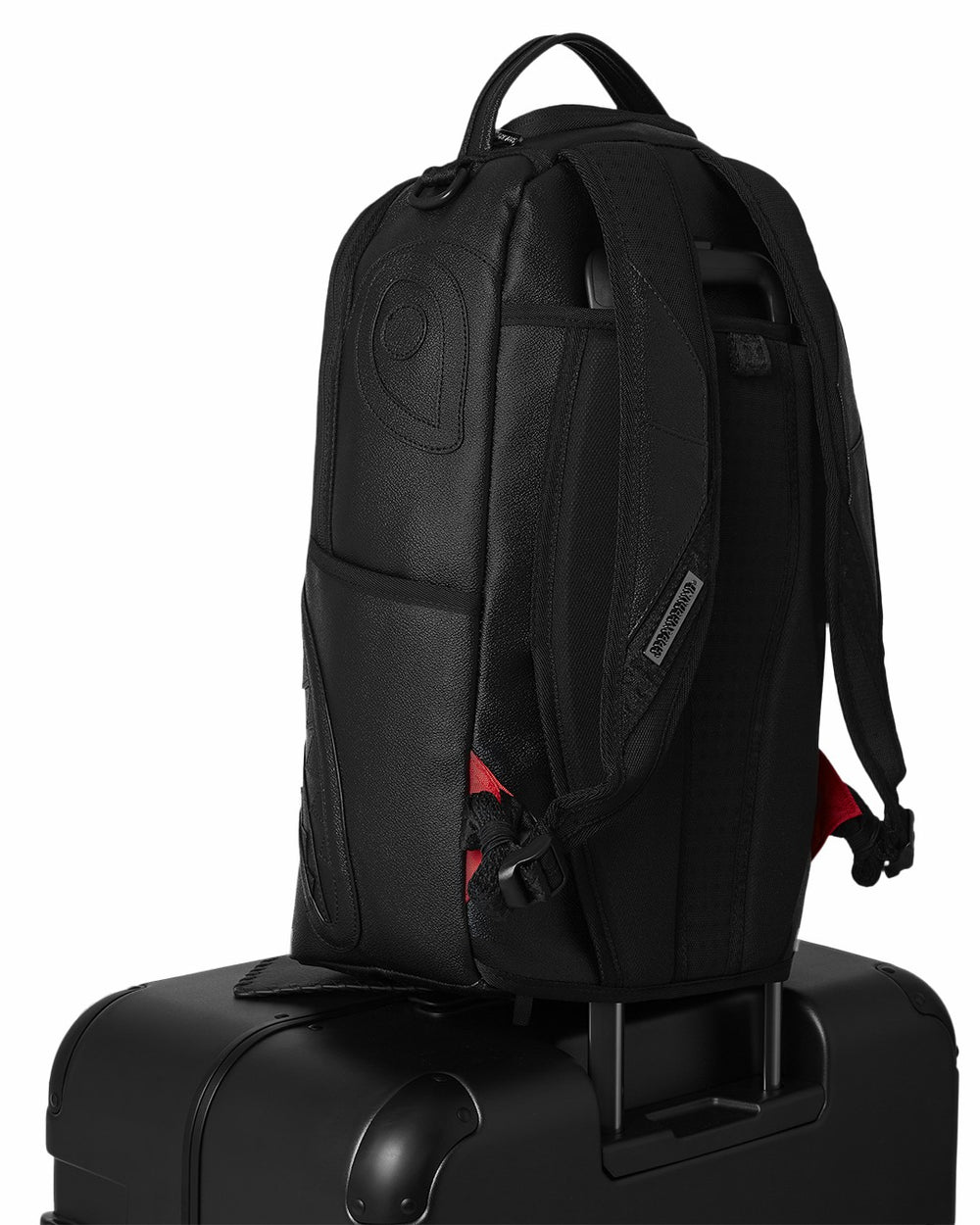REALITY CHECK SHARKITECTURE FULL-SIZE JETBLACK LUGGAGE (GUNMETAL HARDW | Sprayground Limited Offer