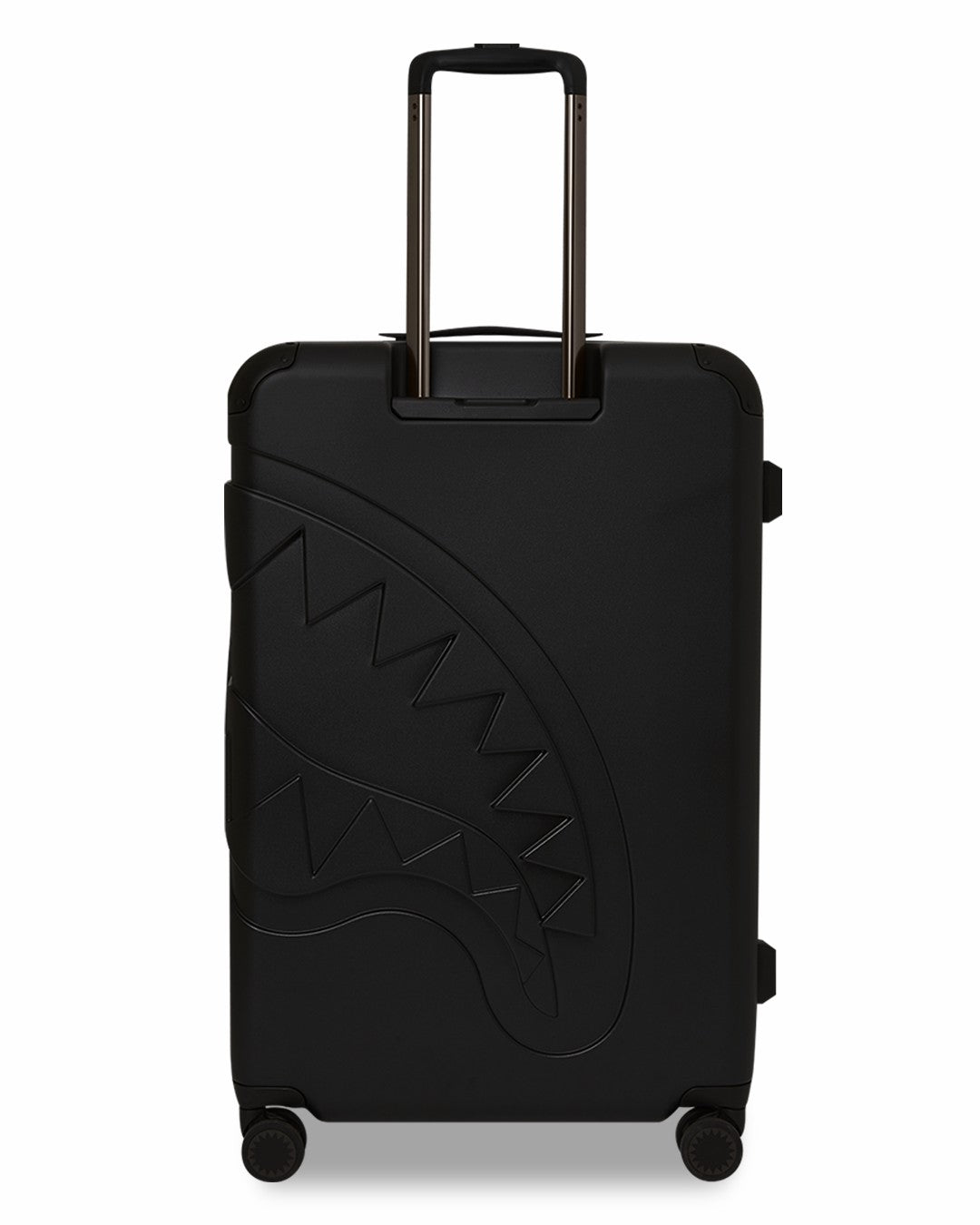 REALITY CHECK SHARKITECTURE FULL-SIZE JETBLACK LUGGAGE (GUNMETAL HARDW | Sprayground Limited Offer
