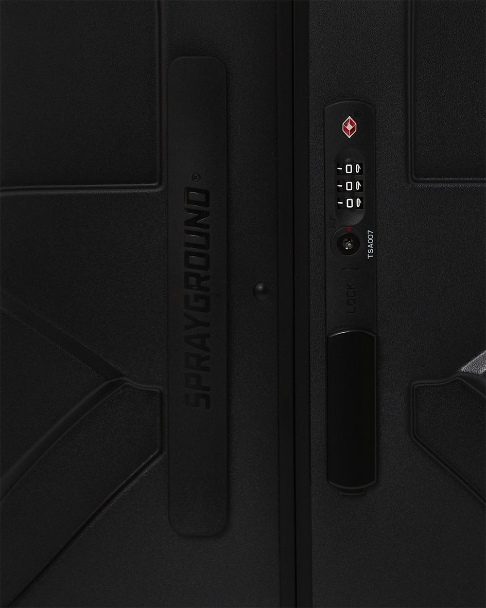 REALITY CHECK SHARKITECTURE FULL-SIZE JETBLACK LUGGAGE (GUNMETAL HARDW | Sprayground Limited Offer