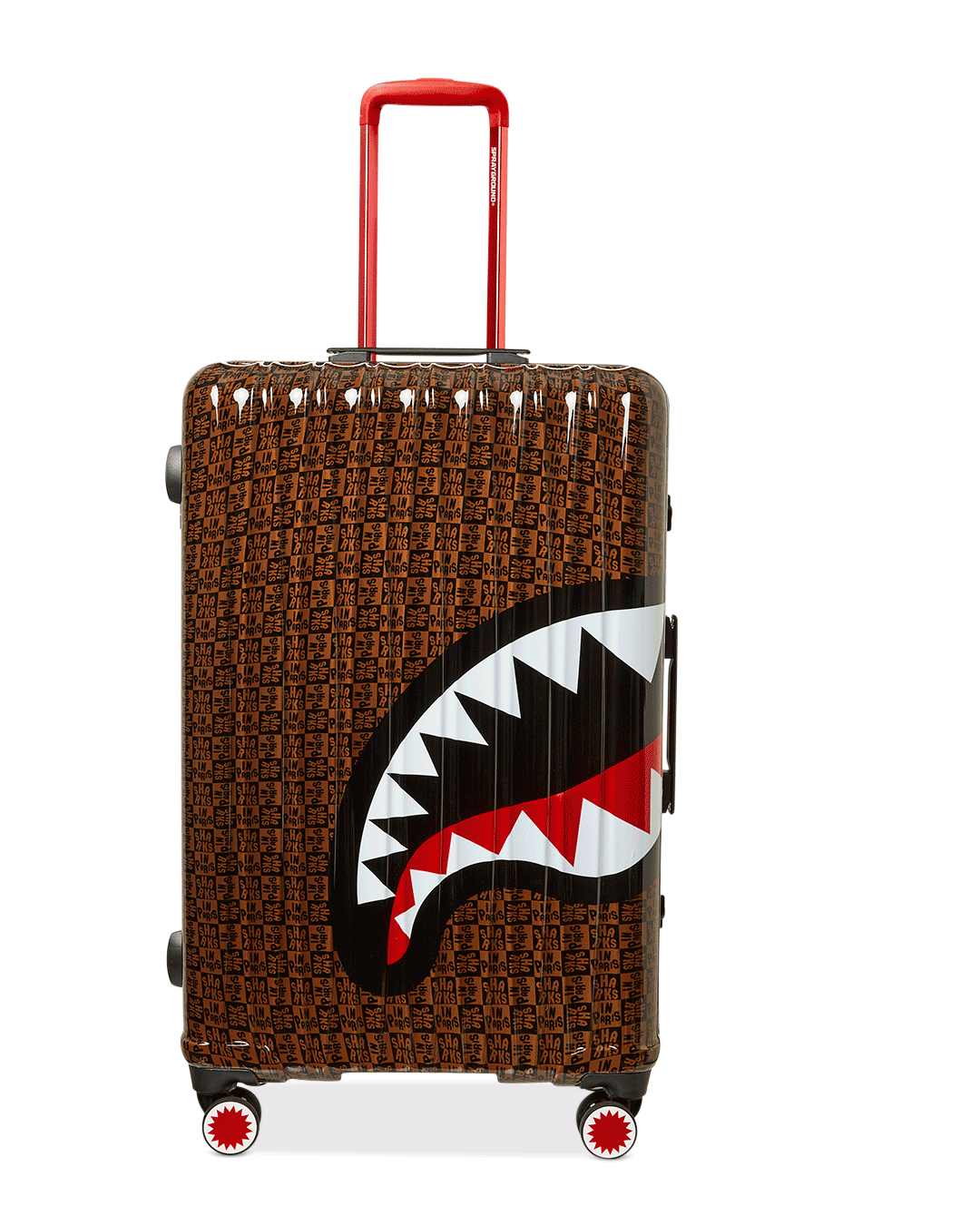 FRENZY SHARKS SHARKNAUTICS HARDSHELL FULL-SIZE LUGGAGE | Sprayground Sale