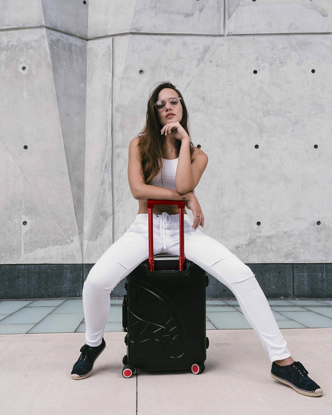 SHARKITECTURE MOLDED 2 PC LUGGAGE SET | Sprayground Hot Deal