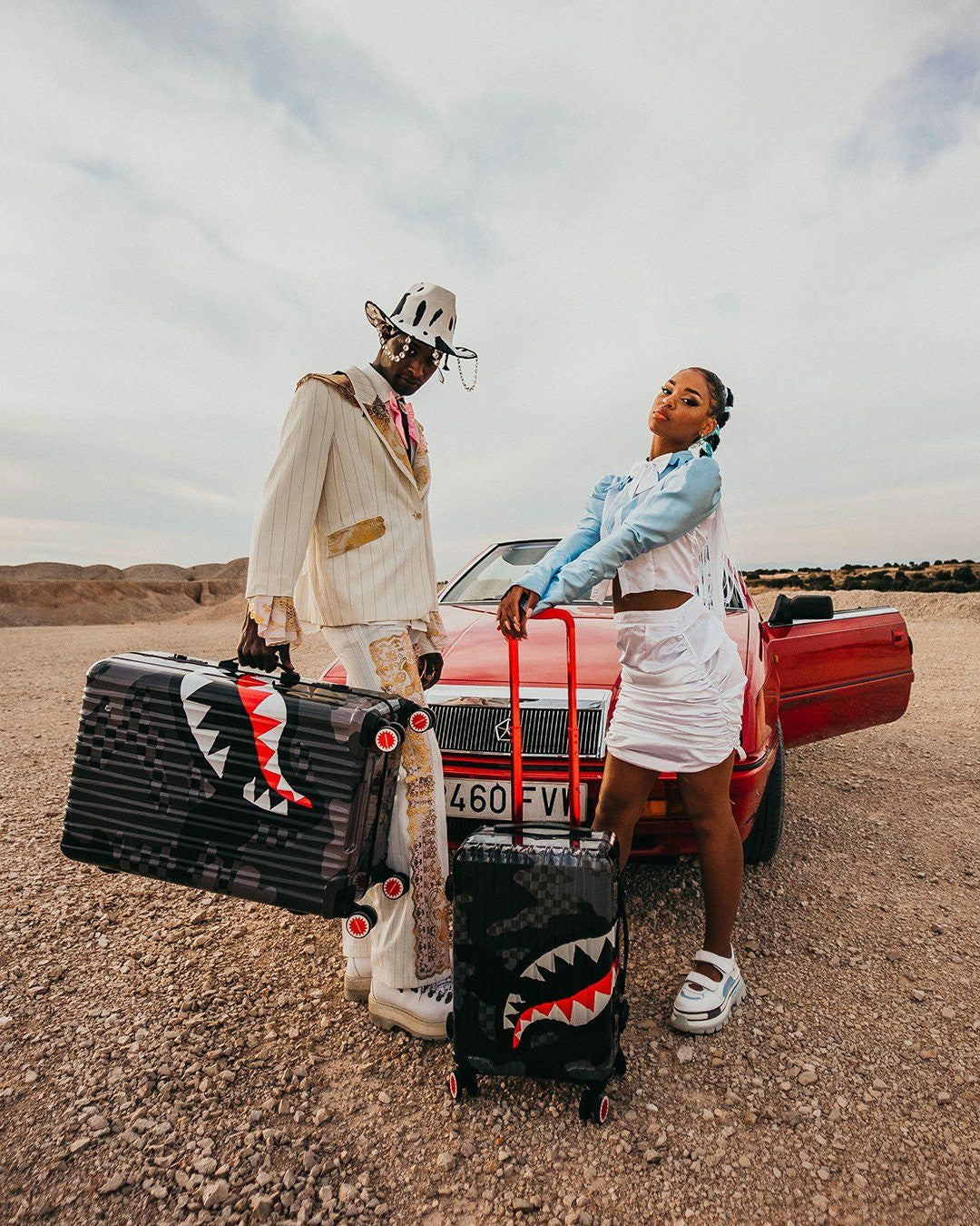3AM SHARKNAUTICS 2 PC LUGGAGE SET | Sprayground Special Offer