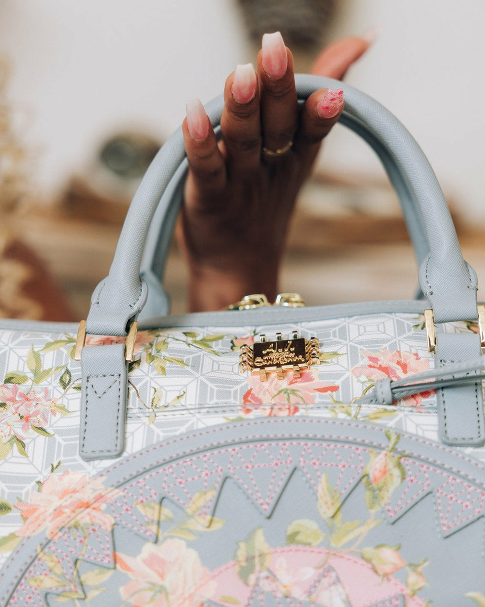 A.I. AFRICAN INTELLIGENCE ELEGANT ENERGY MINI DUFFLE - SANDFLOWER COLL | Sprayground Exclusive Deal