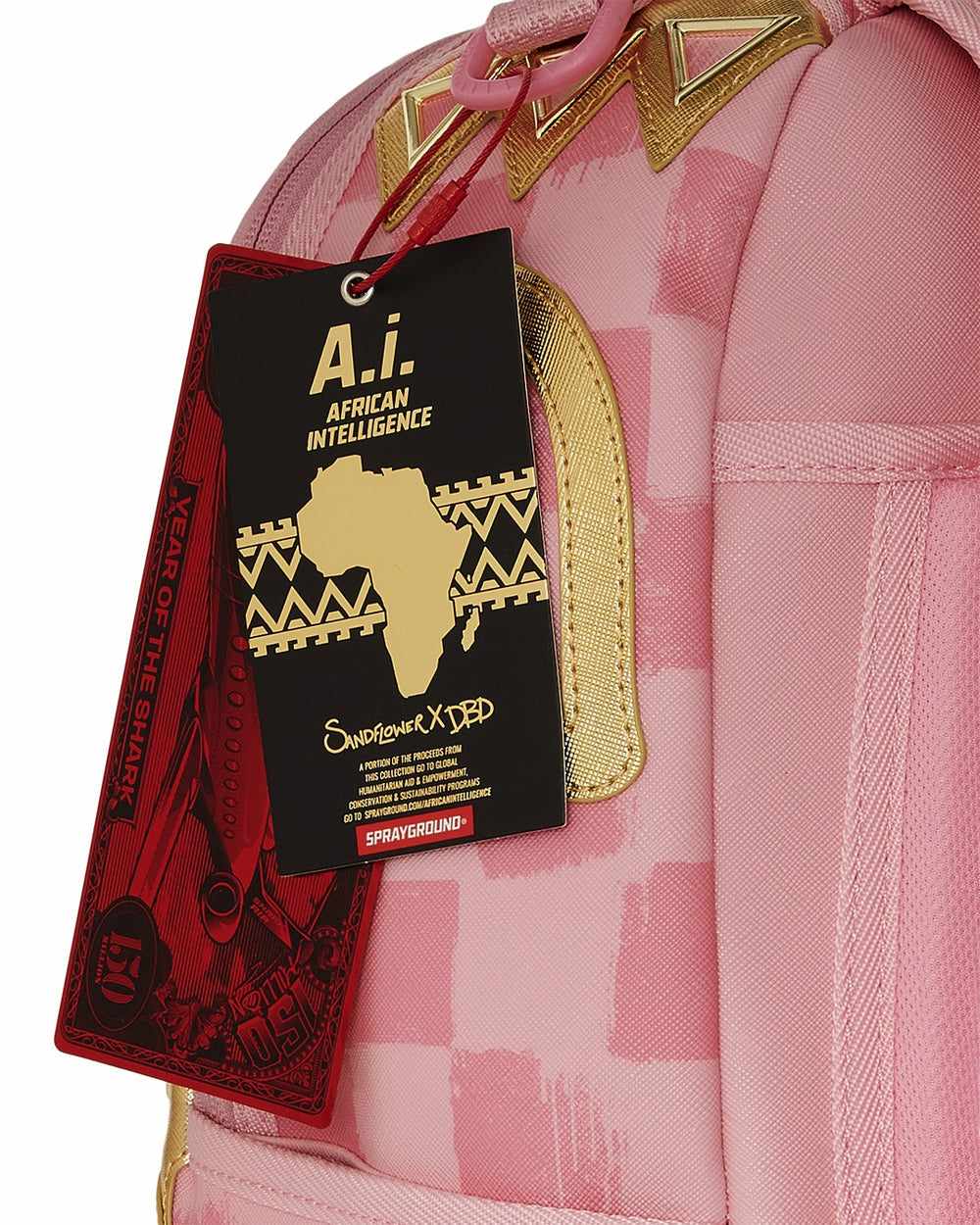 A.I. AFRICAN INTELLIGENCE MESSAGE FROM THE FUTURE BACKPACK - SANDFLOWE | Sprayground Limited Offer