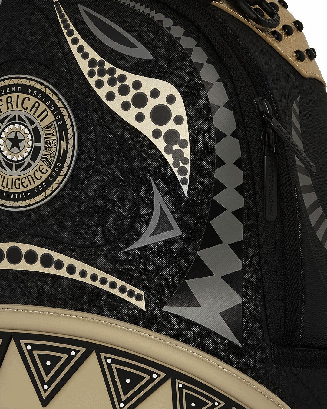 A.I. AFRICAN INTELLIGENCE SHARKS OF THE GOLD OCEAN BACKPACK - SANDFLOW | Sprayground Special Offer