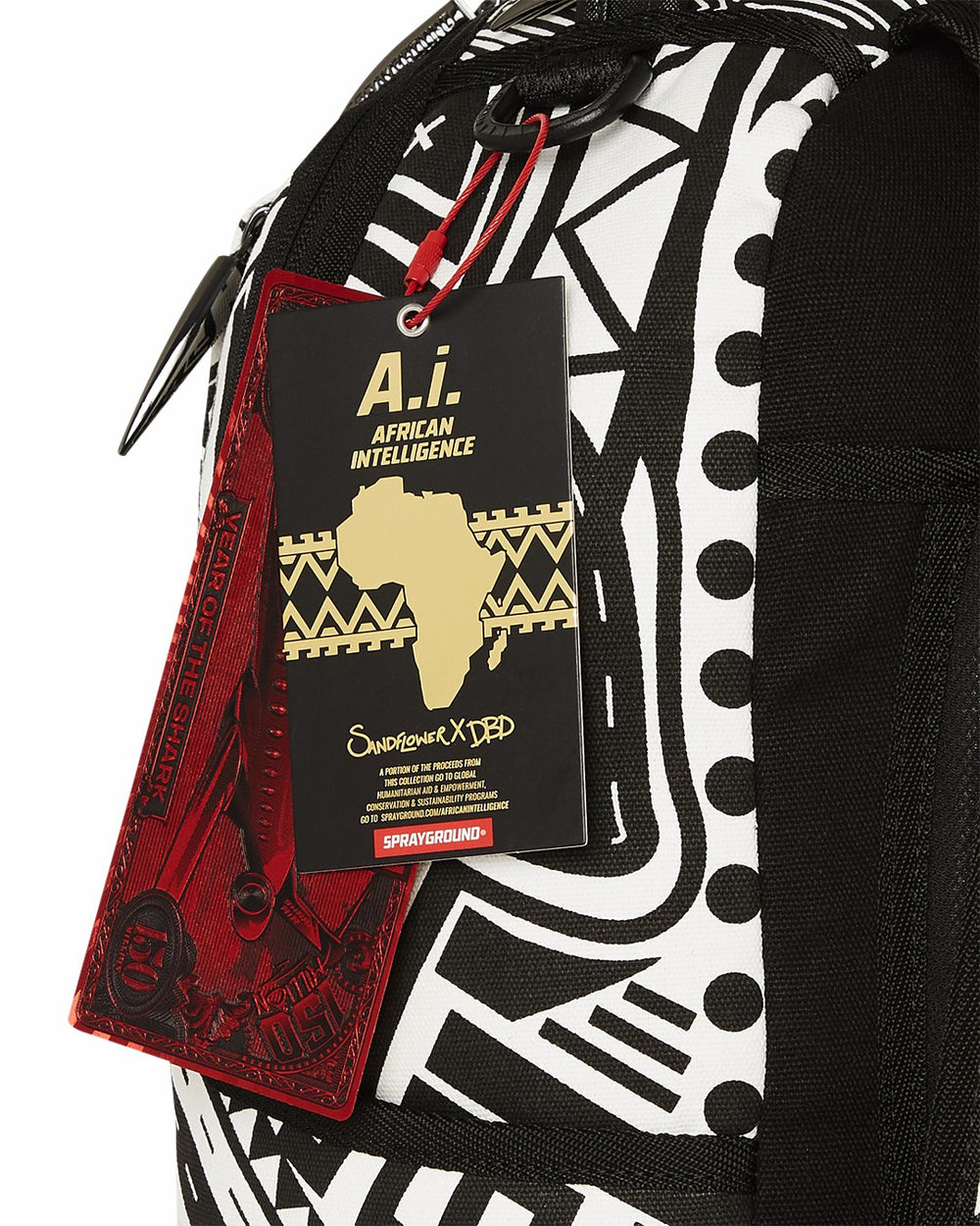 A.I. AFRICAN INTELLIGENCE THE SKYHAWK BACKPACK - SANDFLOWER COLLAB | Sprayground On Sale