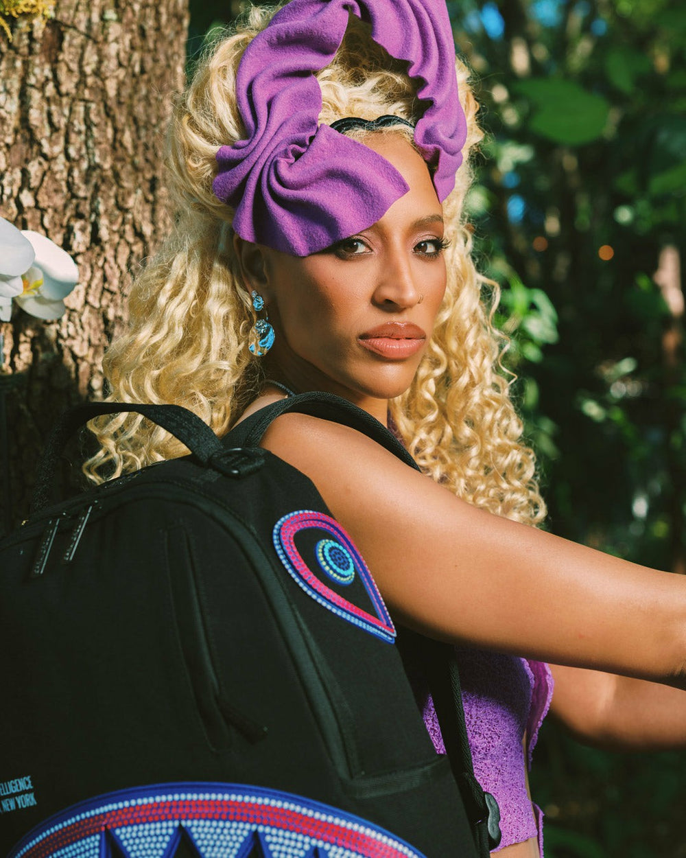A.I. AFRICAN INTELLIGENCE BORN AND RAISED BACKPACK - SANDFLOWER COLLAB | Sprayground Sale