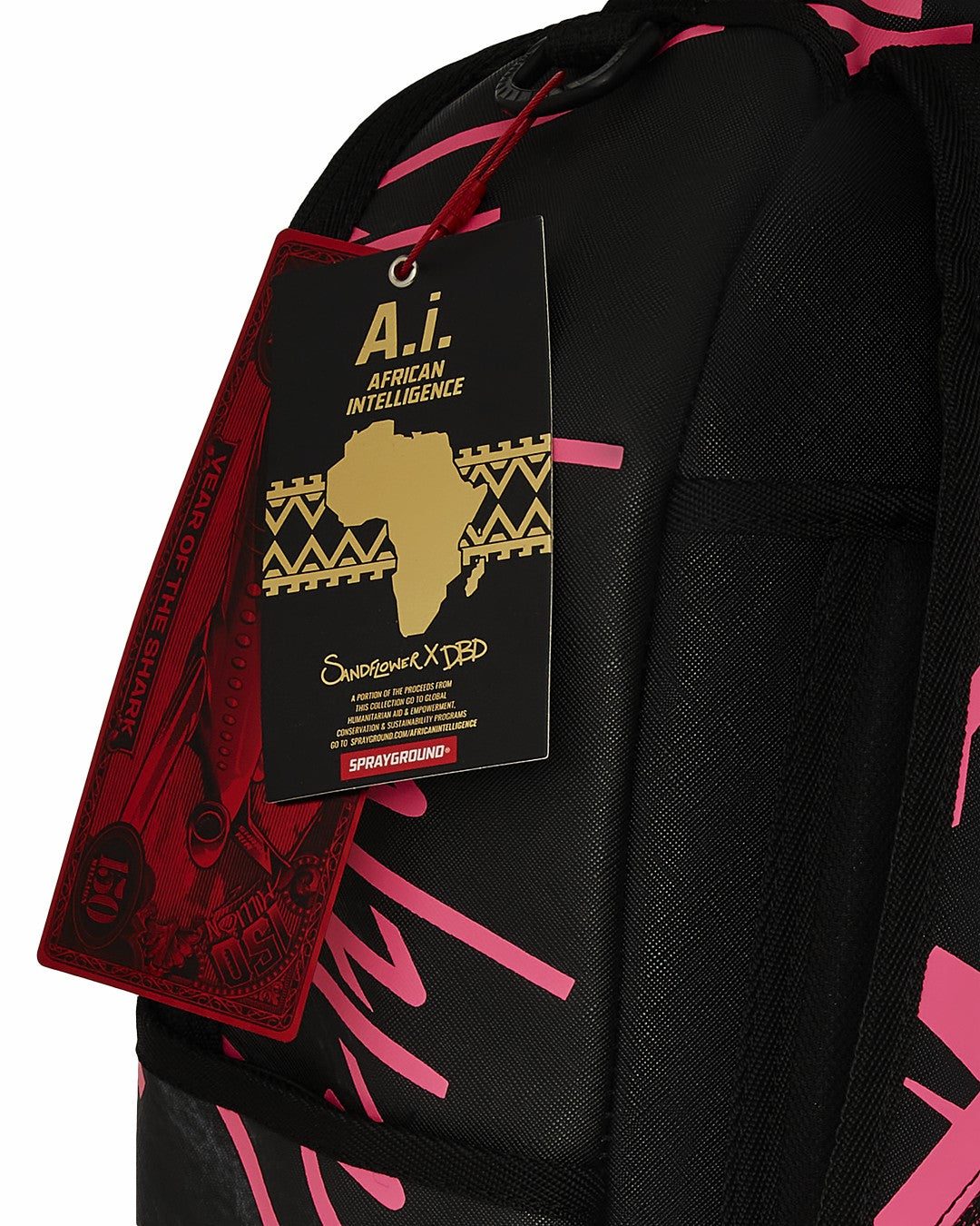 A.I. AFRICAN INTELLIGENCE PRIDE AND POWER BACKPACK - SANDFLOWER COLLAB | Sprayground Savings