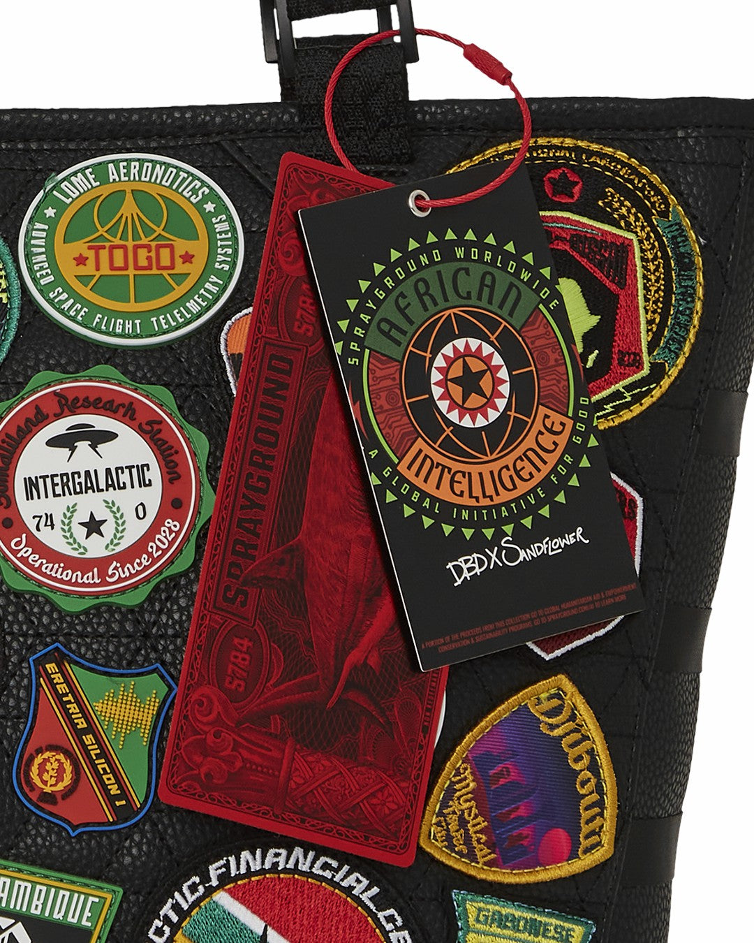 A.I. THE 54 (PATCHES OF AFRICA) CARGO TOTE | Sprayground Savings