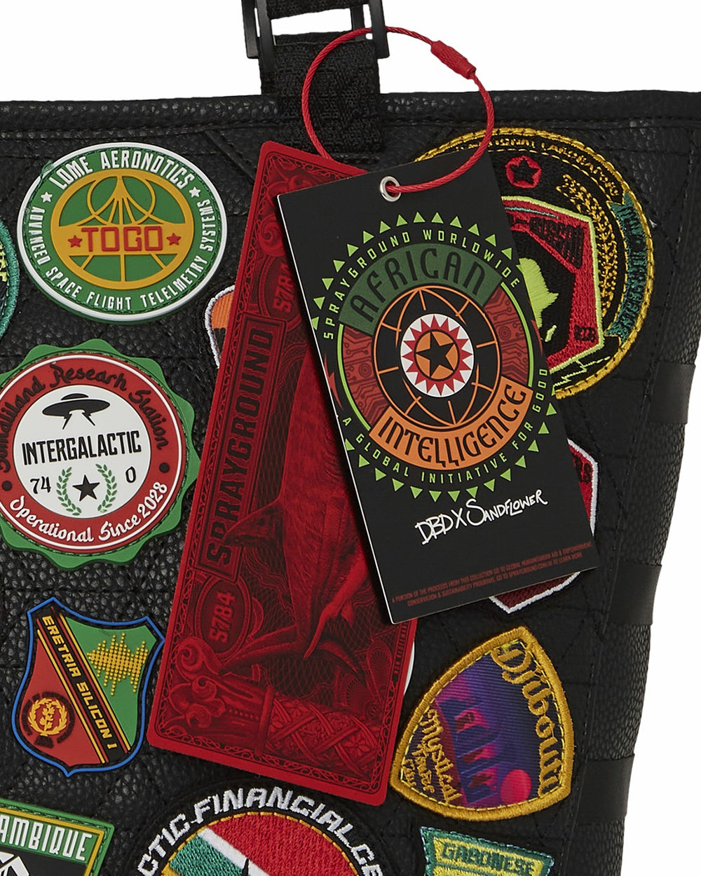 A.I. THE 54 (PATCHES OF AFRICA) CARGO TOTE | Sprayground Savings