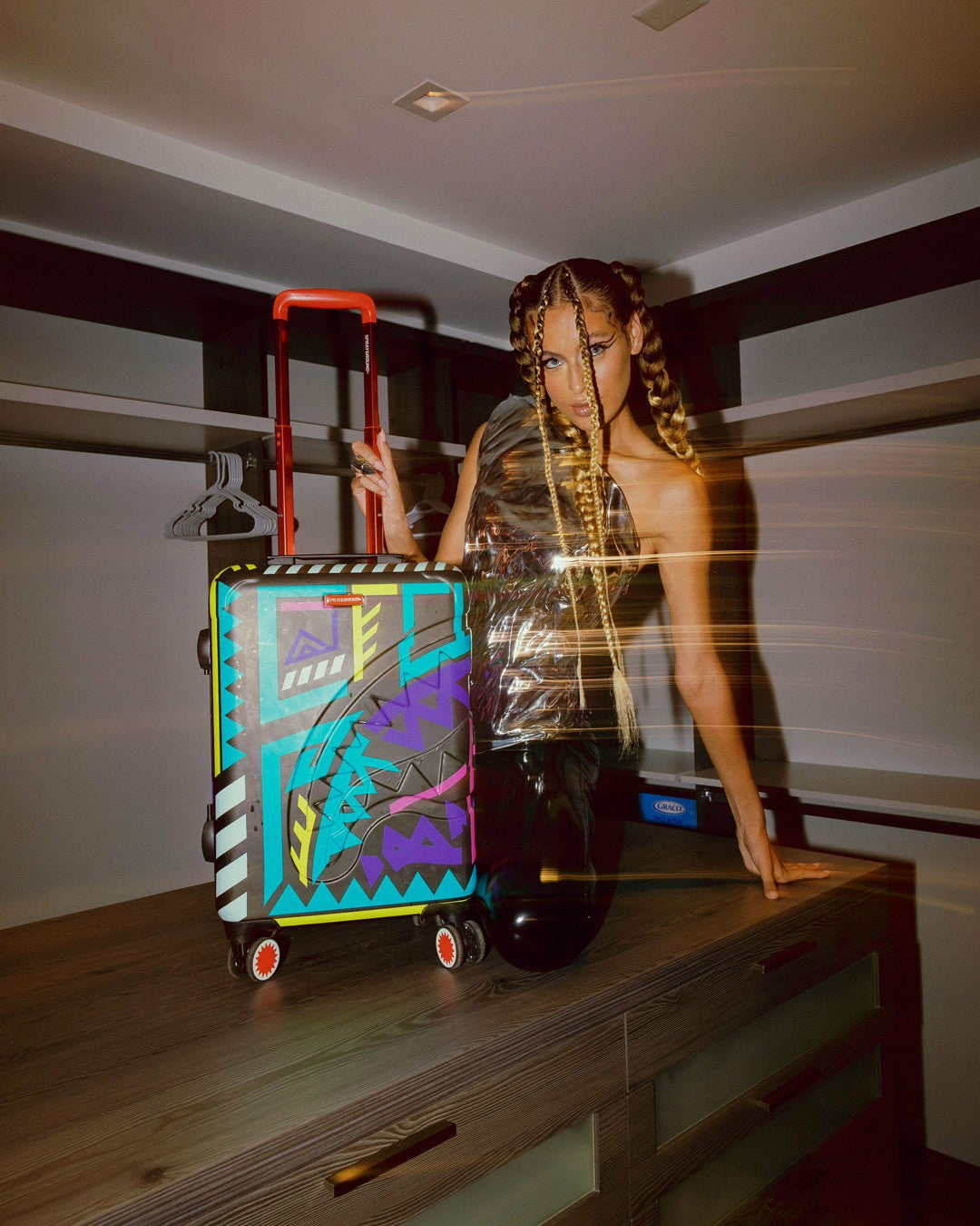A.I. PATH TO THE FUTURE III HARDSHELL CARRY-ON LUGGAGE - SANDFLOWER CO | Sprayground Special Offer