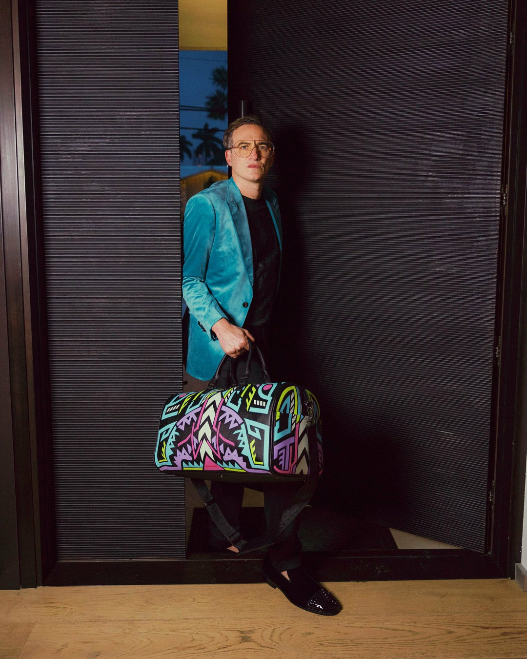 A.I. PATH TO THE FUTURE III DUFFLE - SANDFLOWER COLLAB (GLOW IN THE DA | Sprayground On Sale