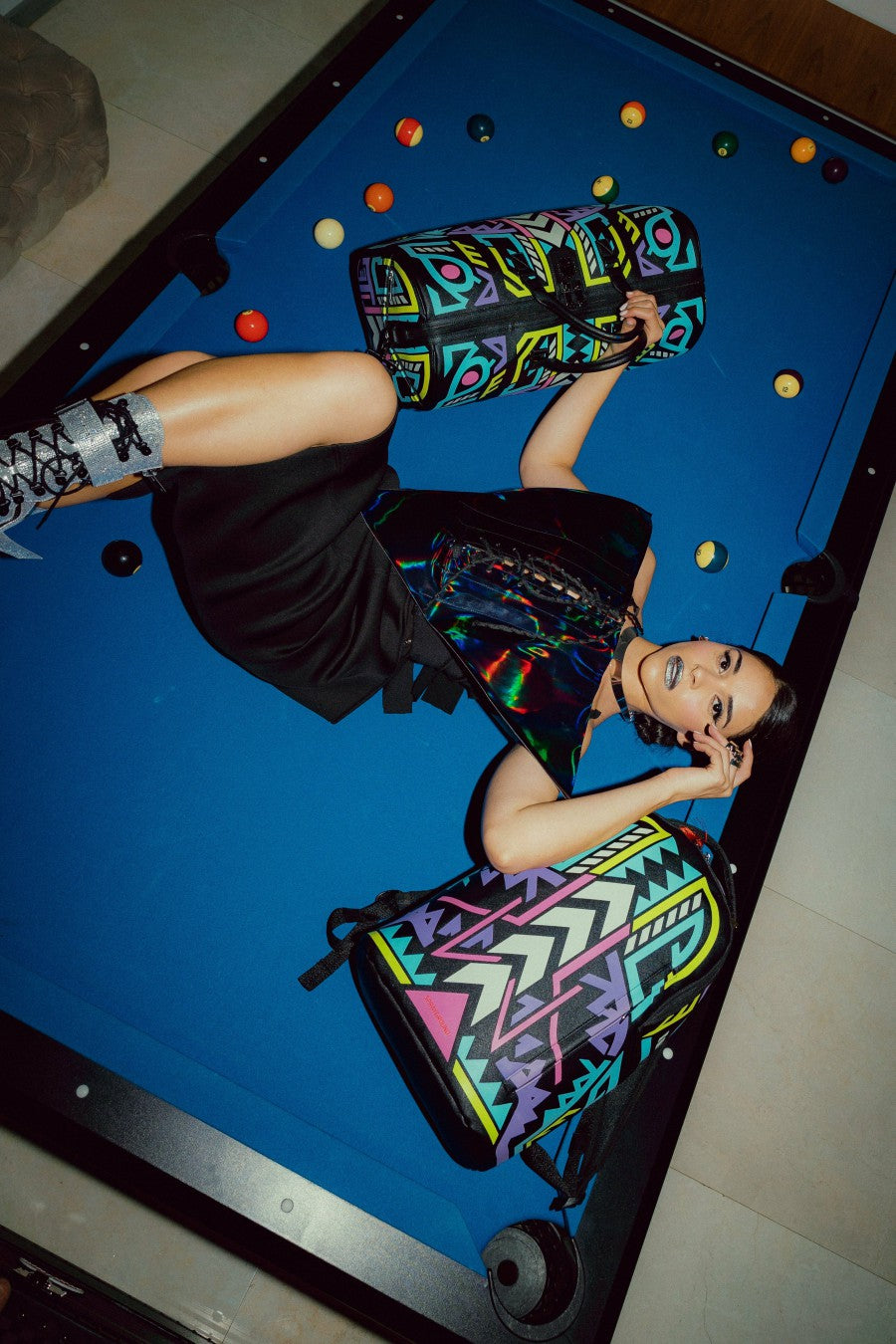 A.I. PATH TO THE FUTURE III BACKPACK - SANDFLOWER COLLAB (GLOW IN THE | Sprayground Sale