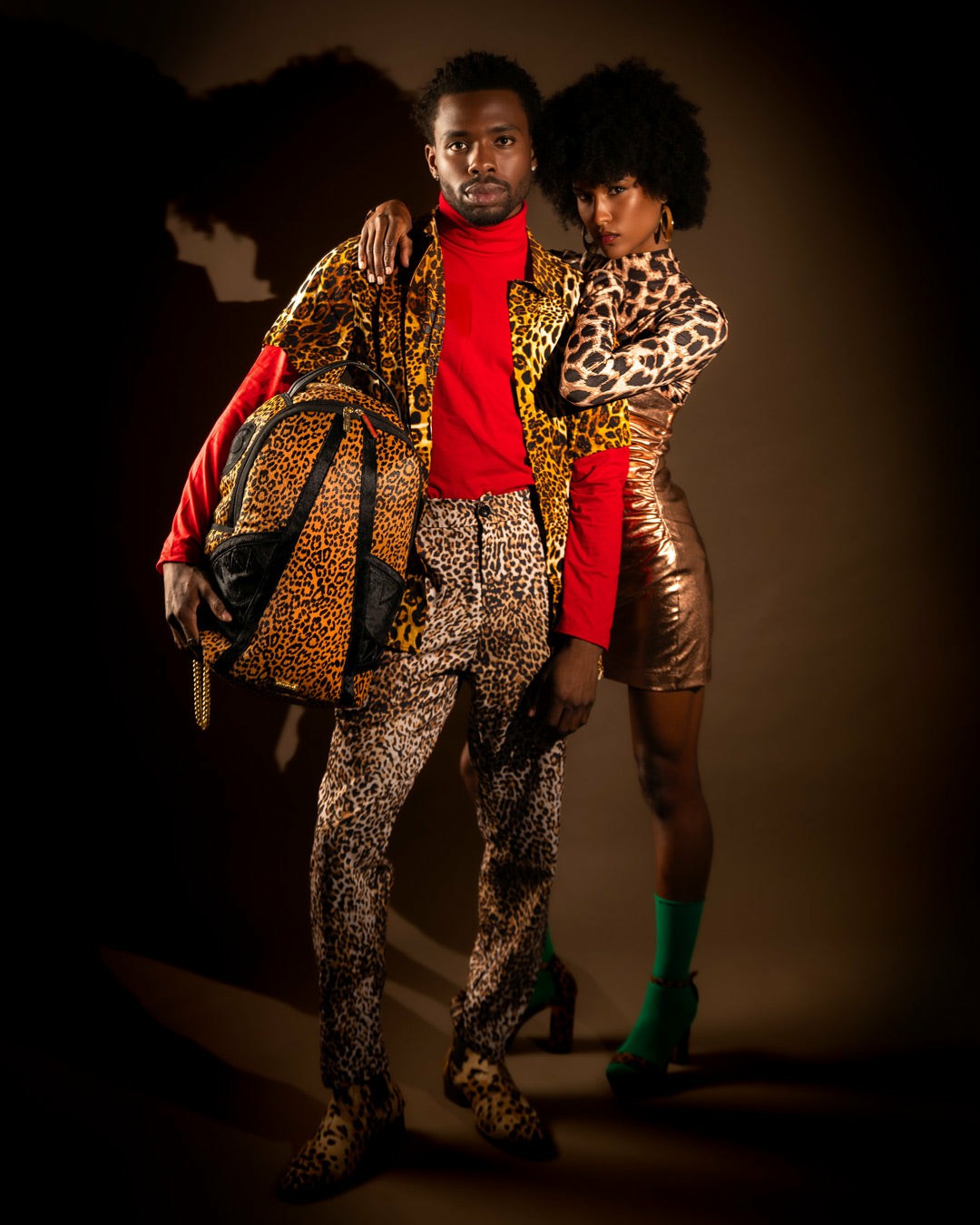 AFRICAN INTELLIGENCE 9 COURAGE LIVES ON BACKPACK - SANDFLOWER COLLAB | Sprayground Outlets