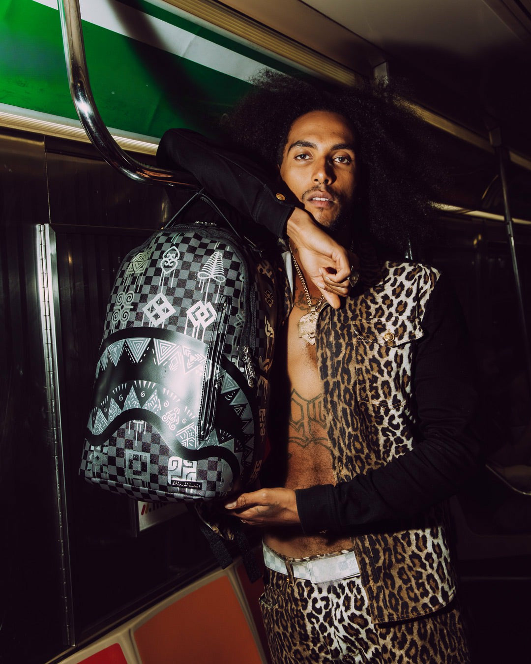 AFRICAN INTELLIGENCE 9 POWER GLYPHICS BACKPACK - SANDFLOWER COLLAB | Sprayground Savings