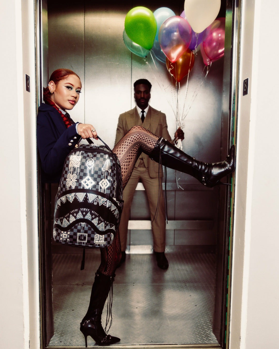 AFRICAN INTELLIGENCE 9 POWER GLYPHICS BACKPACK - SANDFLOWER COLLAB | Sprayground Savings