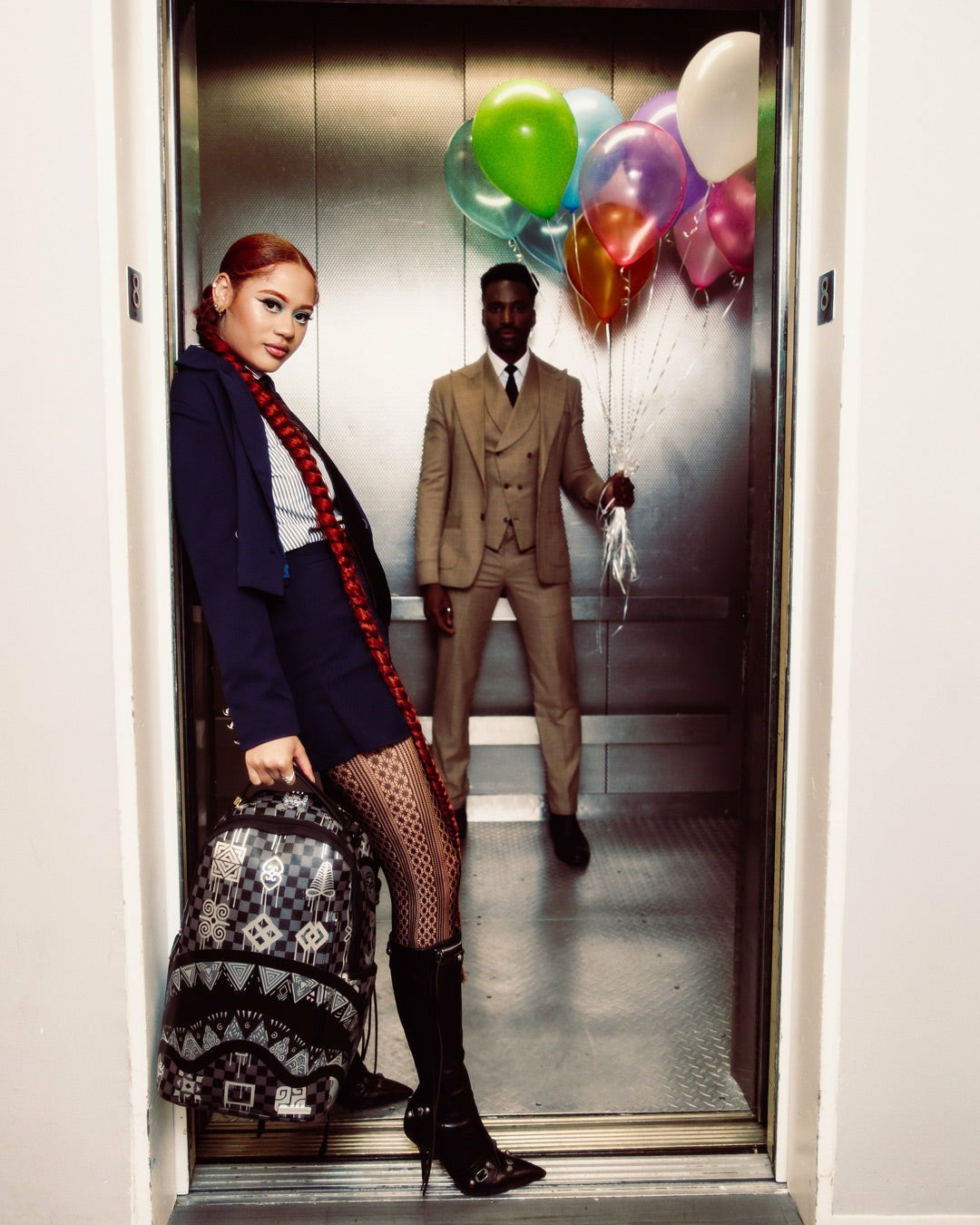 AFRICAN INTELLIGENCE 9 POWER GLYPHICS BACKPACK - SANDFLOWER COLLAB | Sprayground Savings