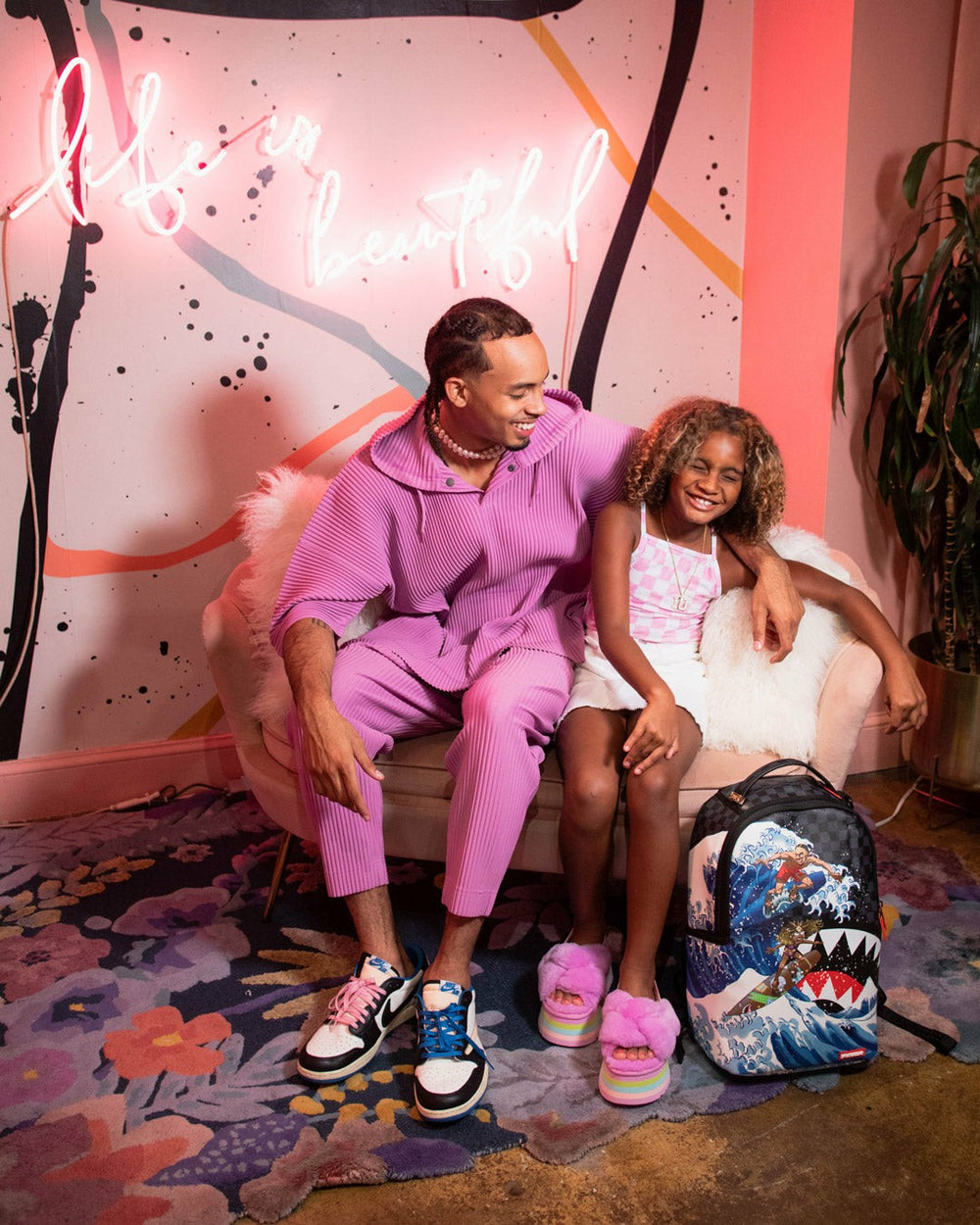 AMARI BAILEY & SISTER SURFRIDER COLLAB BACKPACK (DLXV) | Sprayground Limited Offer