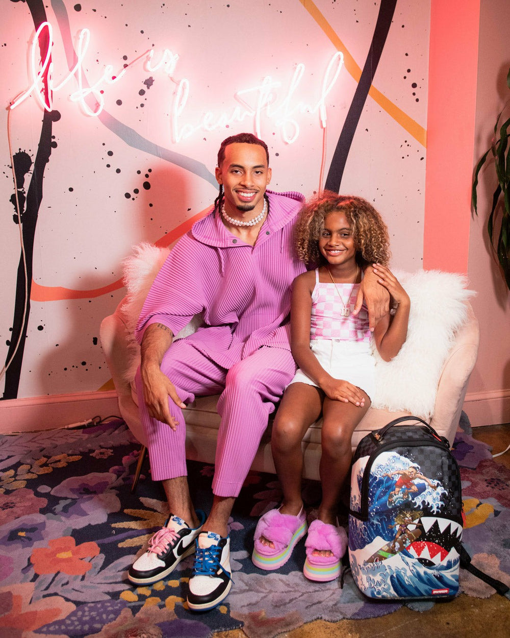 AMARI BAILEY & SISTER SURFRIDER COLLAB BACKPACK (DLXV) | Sprayground Limited Offer