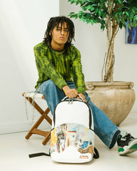 OFFICIAL BASQUIAT ACQUE PERICOLOSE 1981 BACKPACK (DLXV) | Sprayground On Sale