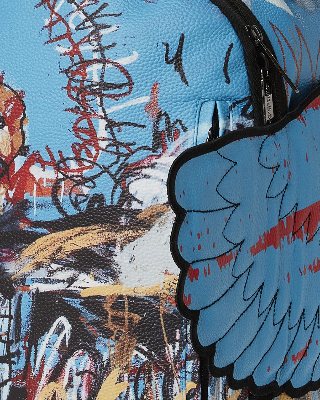 OFFICIAL BASQUIAT UNTITLED (FALLEN ANGEL) 1981 WING BACKPACK (DLXV) | Sprayground Outlets