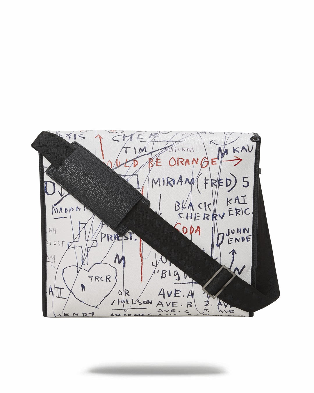 OFFICIAL BASQUIAT UNTITLED (CHEESE POPCORN) 1983 SLING MESSENGER | Sprayground Savings
