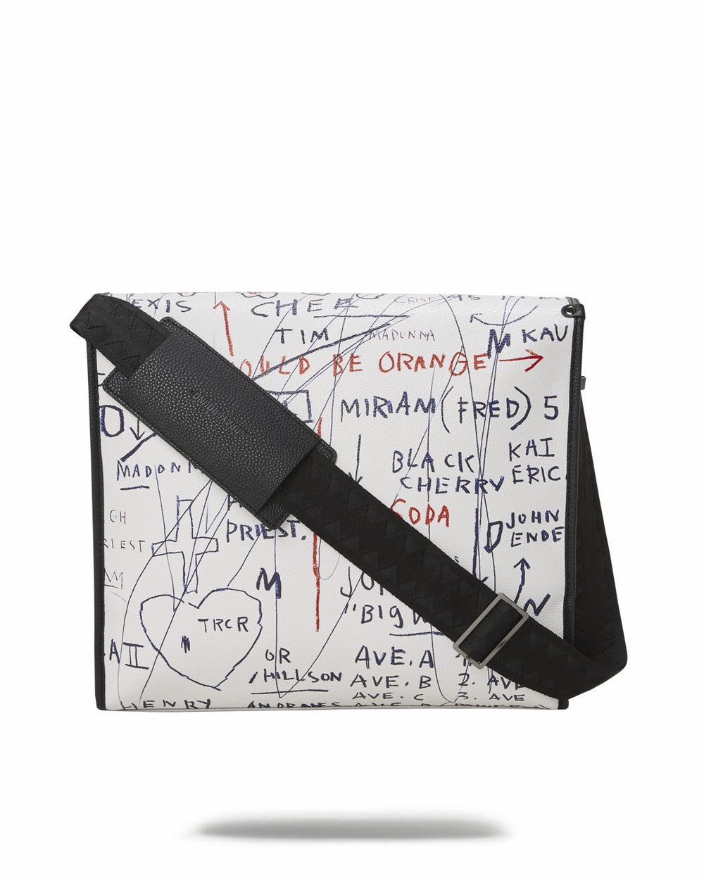 OFFICIAL BASQUIAT UNTITLED (CHEESE POPCORN) 1983 SLING MESSENGER | Sprayground Savings