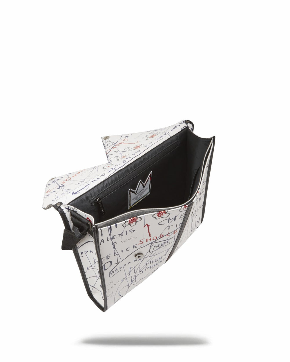 OFFICIAL BASQUIAT UNTITLED (CHEESE POPCORN) 1983 SLING MESSENGER | Sprayground Savings
