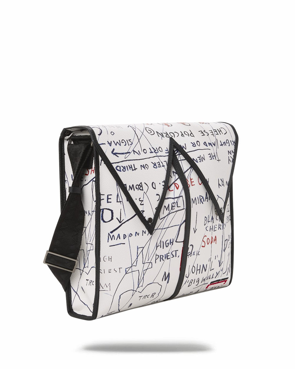 OFFICIAL BASQUIAT UNTITLED (CHEESE POPCORN) 1983 SLING MESSENGER | Sprayground Savings