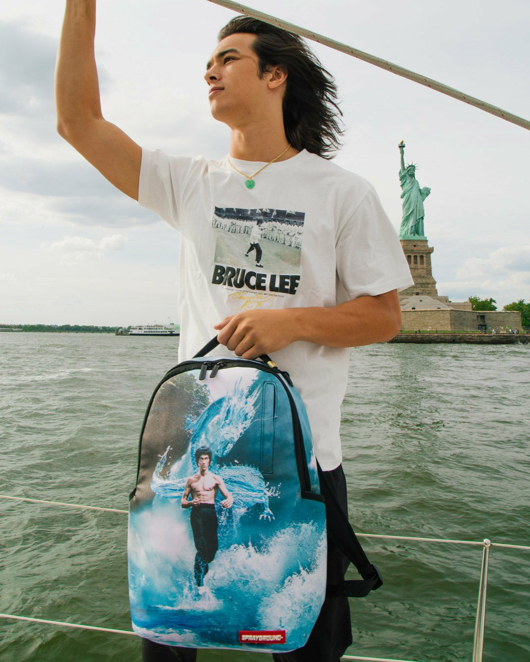 BRUCE LEE WATER DRAGON BACKPACK (DLXV) | Sprayground On Sale