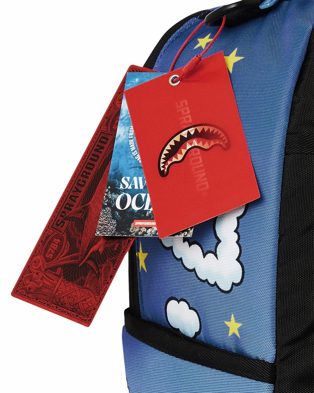 CASPER CLOUDS SHARK DLXSR BACKPACK | Sprayground On Sale