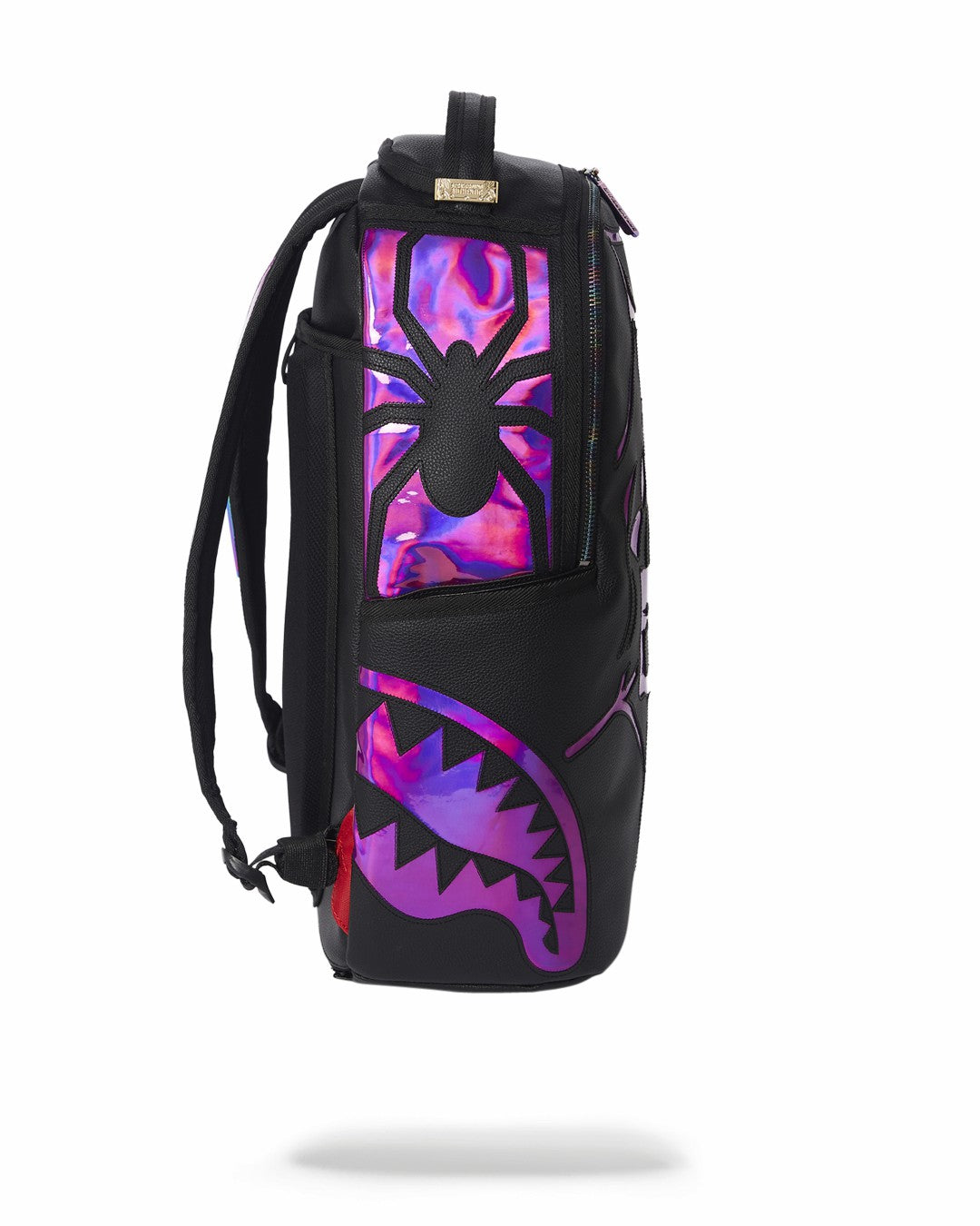 CAZZU IRIDESCENT CUT & SEW SPIDER SKULL SHARK BACKPACK (DLXV) | Sprayground Value Deal