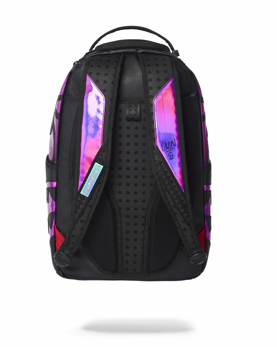 CAZZU IRIDESCENT CUT & SEW SPIDER SKULL SHARK BACKPACK (DLXV) | Sprayground Value Deal