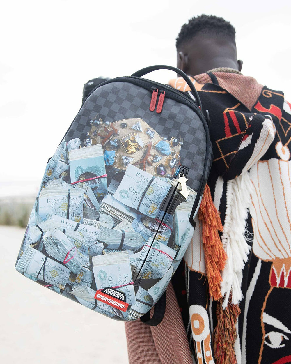 BANK STACKS OF ZAMUNDA COMING 2 AMERICA BACKPACK | Sprayground On Sale