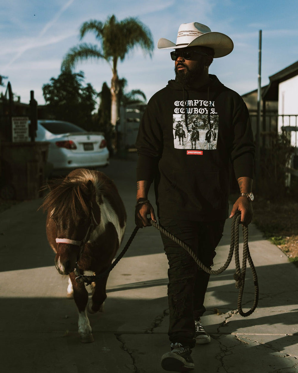 COMPTON COWBOYS CITY RIDERS HOODY | Sprayground Savings