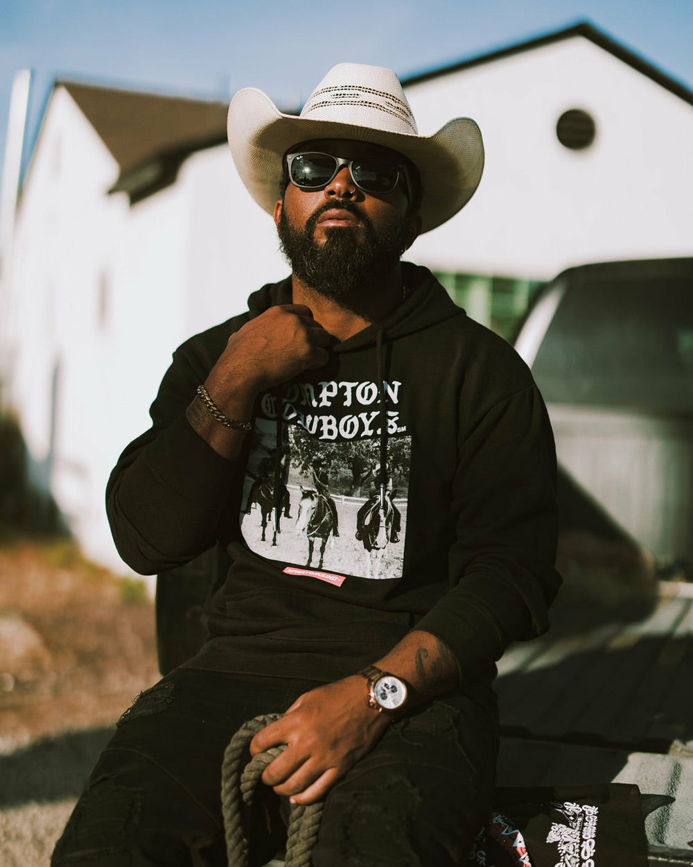 COMPTON COWBOYS CITY RIDERS HOODY | Sprayground Savings