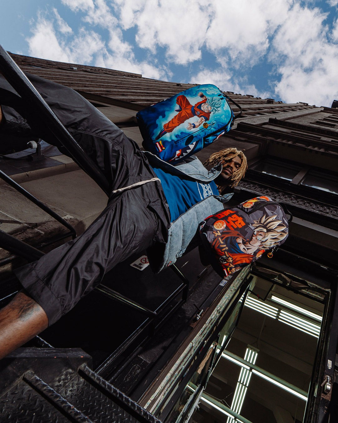 DRAGON BALL SUPER GOKU KAMEHAMEHA DLXSR BACKPACK | Sprayground Exclusive Deal