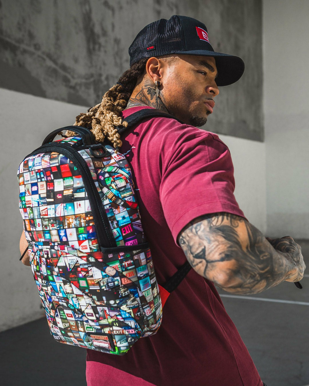 EXIT ART COLLAB BACKPACK (DLXV) | Sprayground Outlets