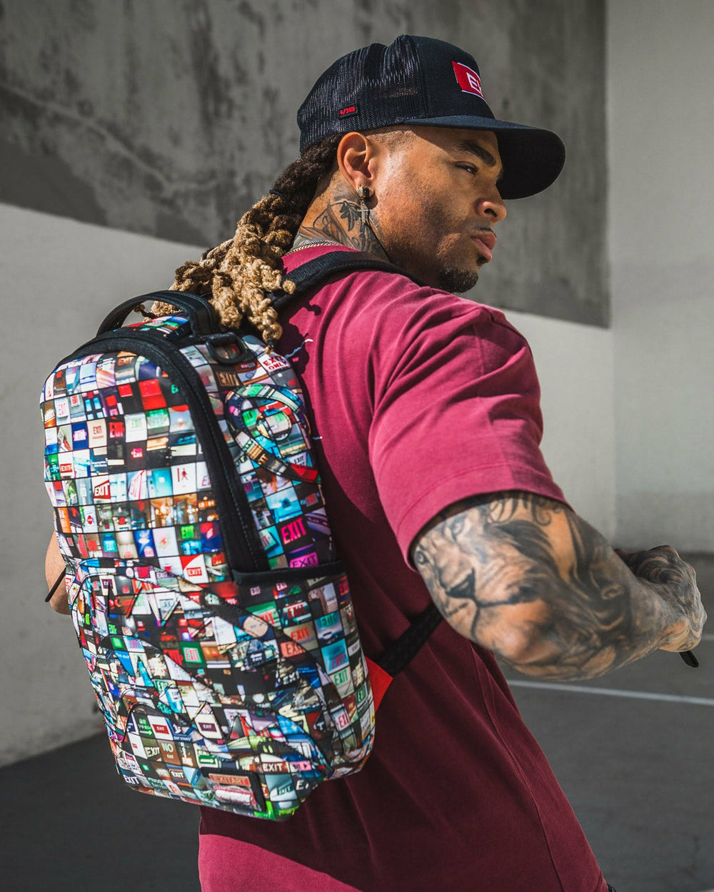 EXIT ART COLLAB BACKPACK (DLXV) | Sprayground Outlets