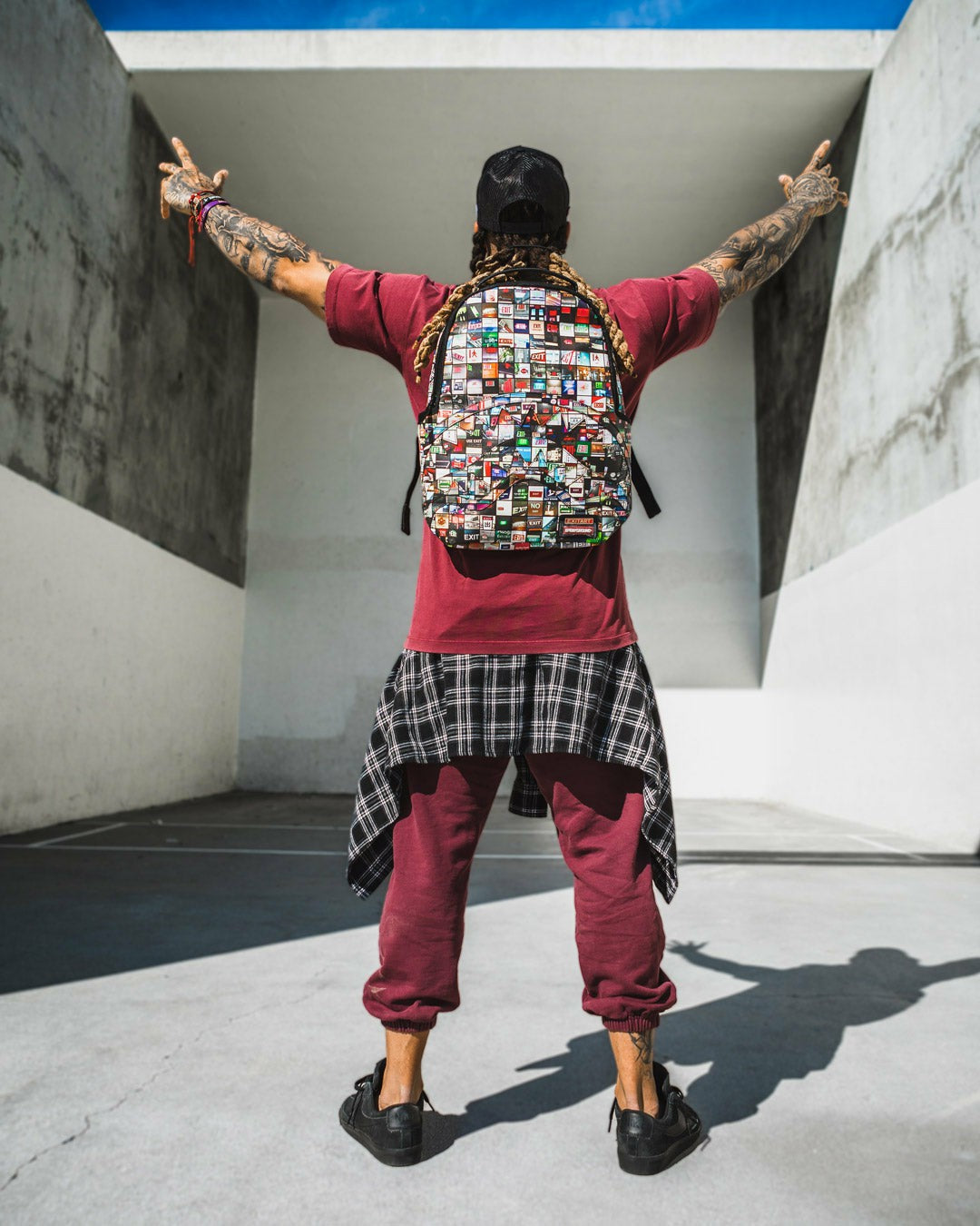 EXIT ART COLLAB BACKPACK (DLXV) | Sprayground Outlets