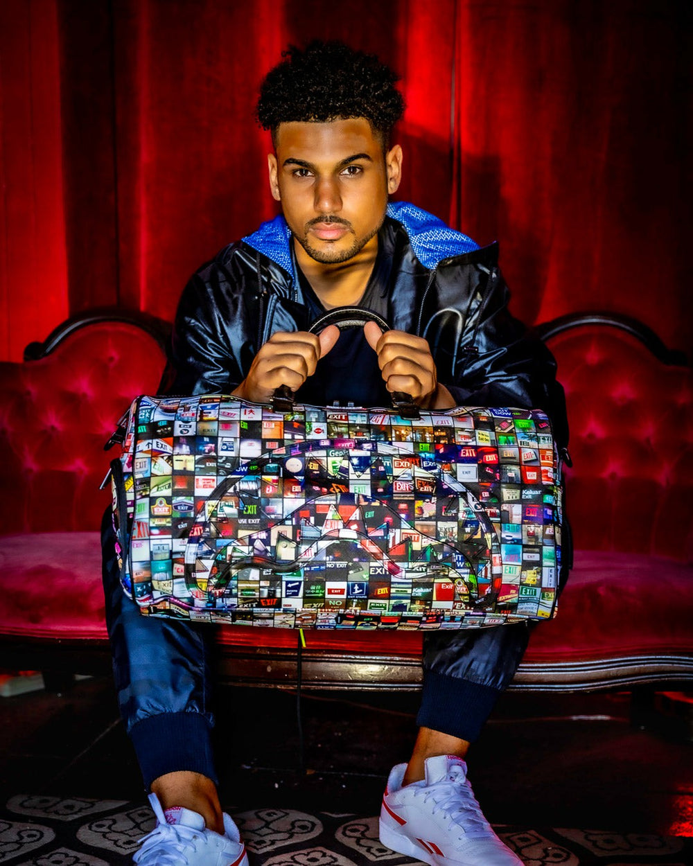 EXIT ART COLLAB DUFFLE | Sprayground Bargain