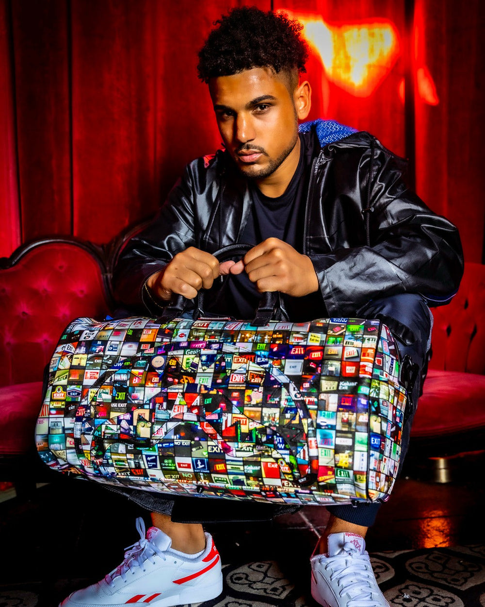 EXIT ART COLLAB DUFFLE | Sprayground Bargain