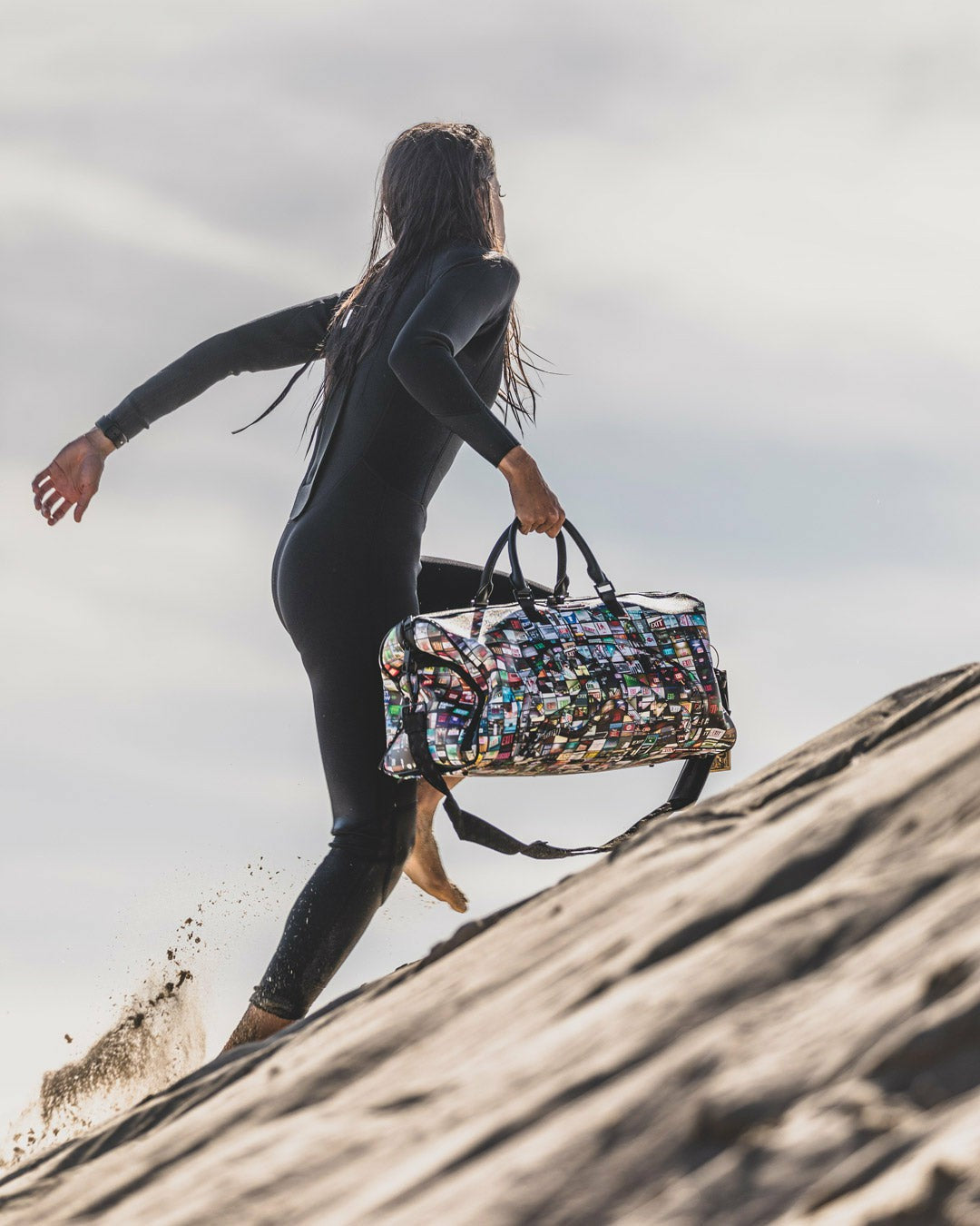 EXIT ART COLLAB DUFFLE | Sprayground Bargain