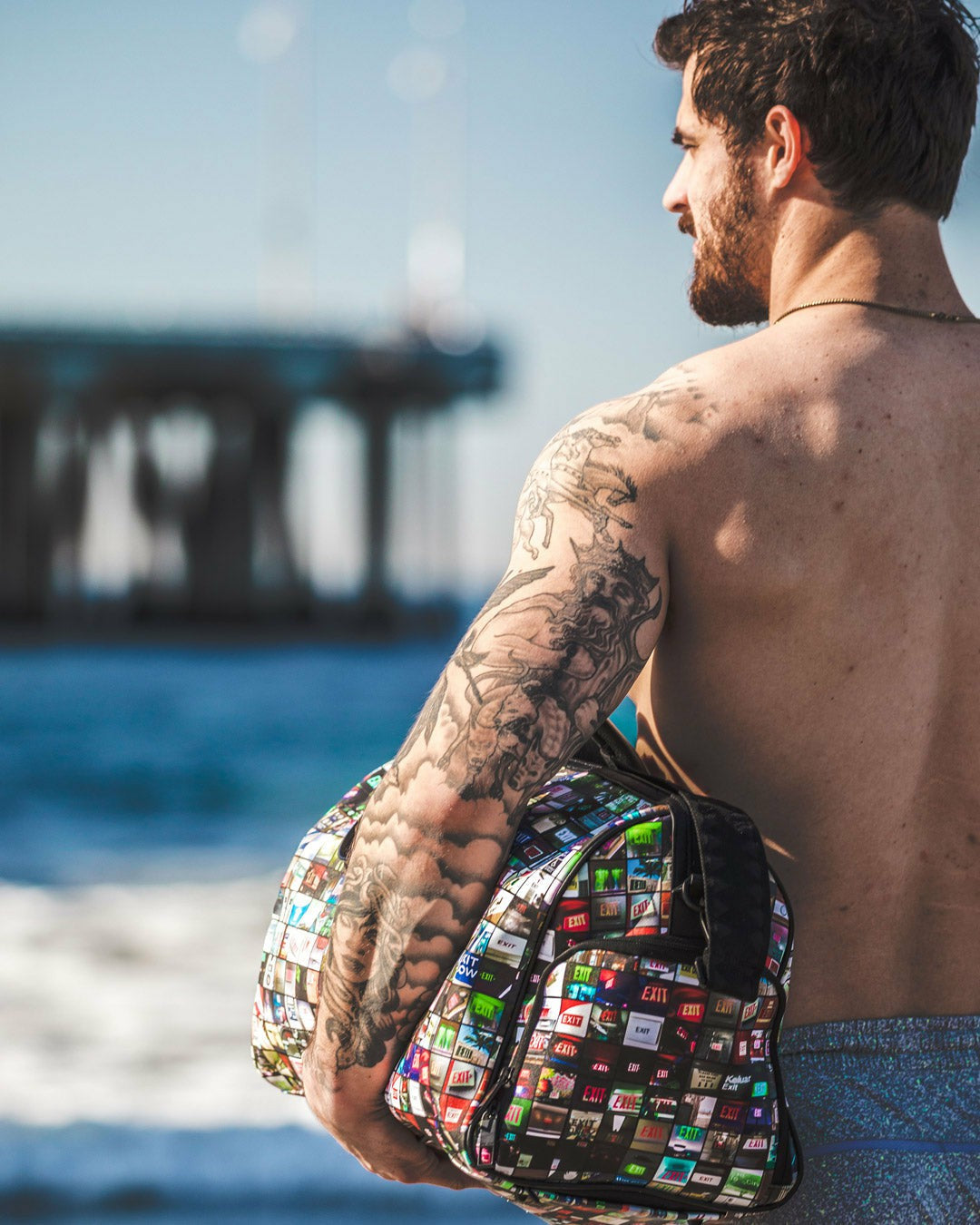 EXIT ART COLLAB DUFFLE | Sprayground Bargain