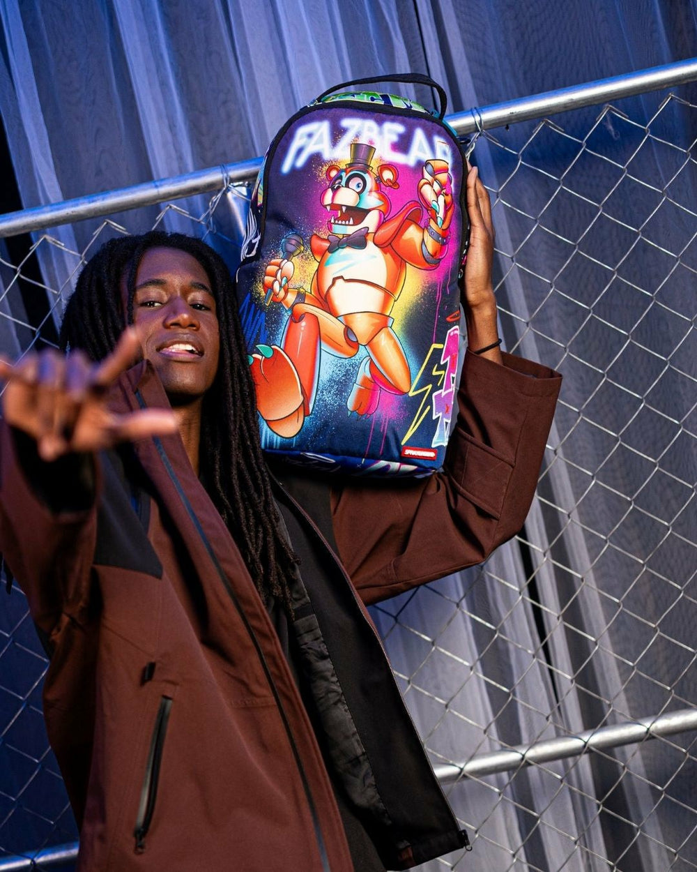 FIVE NIGHTS AT FREDDY'S: GLAMROCK ROCKOUT DLXSR BACKPACK | Sprayground On Sale
