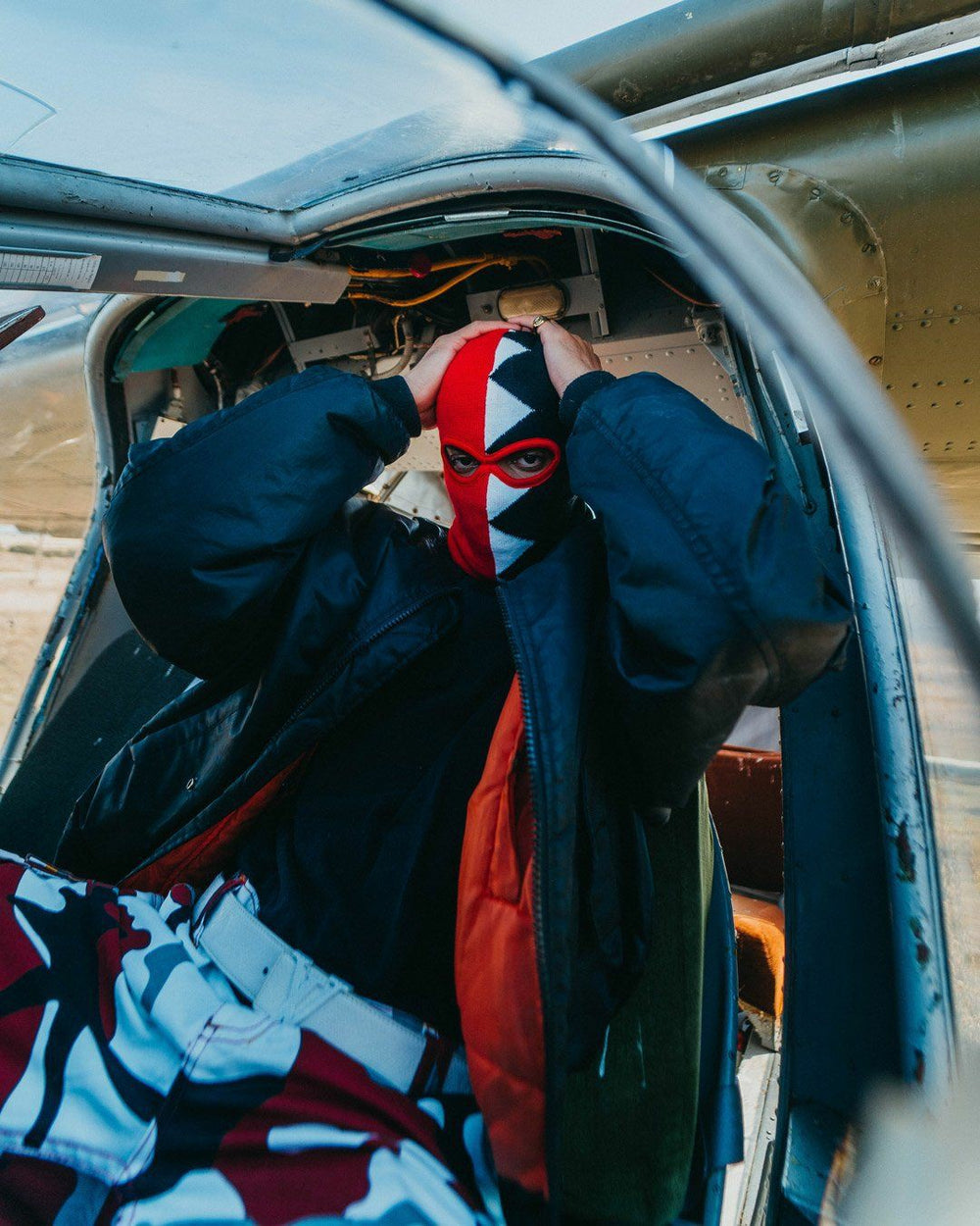 VERTICAL SHARK SKI MASK | Sprayground Discounted